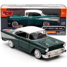 Motormax 1957 Chevrolet Belair 1:24 Ölçek Diecast Model Araba Yeşil