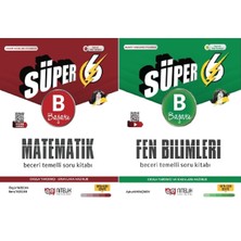 6.sınıf Süper Matematik ve Fen Bilimleri B Serisi 2 Kitap " Yeni Müfredat"