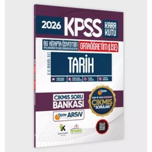 Karakutu Yayınları 2026 Fullortaöğretim Kpss Tarih Kara Kutu Ösym Çıkmış Soru Bankası Son 15 Yıl (Sadece Ortaöğretim)