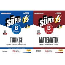 NİTELİK 6.sınıf Süper Türkçe ve Matematik Yeni Nesil Soru Kitabı B Serisi ( 2 Kitap)