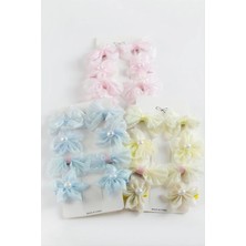 Aesco Fiyong Çiçek Pens Toka 8 Adet