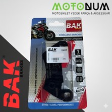 Motonum Rks Vieste 249 Arka Fren Balata-Organik-Bak-(Yerli ÜRETIM)-BK0217