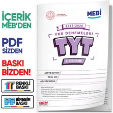 Karakutu Yayınları 2026 Ösym Yks-Tyt Meb Online Türkiye Geneli 2. Deneme  Büyük Boy Renkli Baskı Ücreti