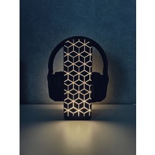 Vertex 3D Oyunculara Özel Işıklı Kulaklık Standı