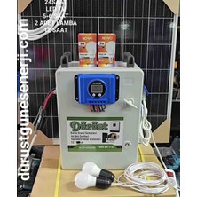 Dürüst Taşınabilir Güç Istasyonu Güneş Enerjili Solar Sistem 600 Watt