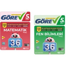5.sınıf Görev Matematik - Fen Bilimleri 36 Haftalık Çalışma Föyleri