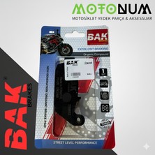 Motonum Apache Rtr 200 Arka Fren Balata-Organik-Bak-(Yerli ÜRETIM)-BK0254