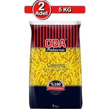 Oba Kalın Kesme Makarna 5kg x 2 Adet | Ekonomik Toptan Paket