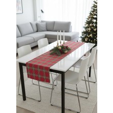 Hobizer Tekstil Kareli Runner - 40X110 cm
