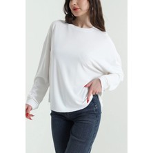 DESIGN AND ME Kadın Modalsüprem Kumaş Bluz