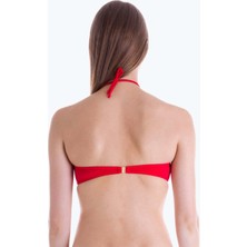 Ayyıldız 63541 Kırmızı Straplez Bikini Üstü