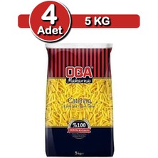 Oba Ince Kesme Makarna 5 kg x 4 Adet | Ekonomik Çorbalık Paket