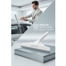 İlkyaz Fashion 34 cm Silikon Uçlu Profesyonel Cam Çekçek - Tasarım Estetiği ve Kusursuz Temizlik 422540 Ilkyzh