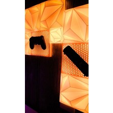 Vertex 3D Oyunculara Özel Işıklı Duvar Paneli