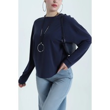 DESIGN AND ME Kadın Modalsüprem Kumaş Bluz