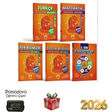Mozaik Yayınları  6. Sınıf Türkçe Matematik Fen Bilimleri Sosyal Paragraf  Seti Kronometrehediye