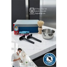 İlkyaz Fashion Geleneksel Tıraş Seti - 10 Parça Tıraş Kutulu Set  ILKYZHB-RS3455
