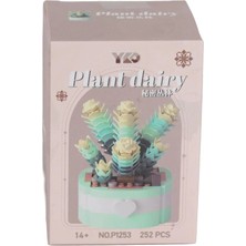 Epilons P1253 Panlos Si̇mülasyon Çi̇çek Seri̇si̇ 252 Parça Block Oyuncak