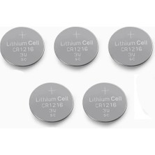 Epilons Yuma CR1216 Süper Lityum 3V 5’li Kart Düğme Pil