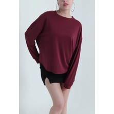 DESIGN AND ME Kadın Modalsüprem Kumaş Bluz