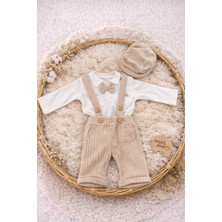 Leona Baby Papyonlu Krem Erkek Takım