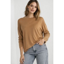 DESIGN AND ME Kadın Modalsüprem Kumaş Bluz