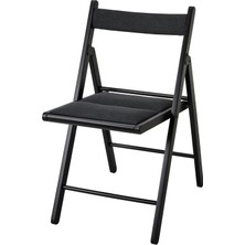 IKEA Frösvı Siyah-Knisa Koyu Gri Katlanır Sandalye