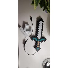 Vertex 3D Mayncraftt Kılıç Tasarımlı Masa Üstü Aydınlatma