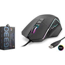 Shopwave Shooter Gaming Mouse 6400 Dpi Rgb - Si̇yah G330
