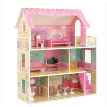 Vardem 10 Parça Ahşap Ev Seti 70,2X60,5X24CM