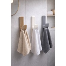 Vertex 3D Modern Banyo 3 Lü Havlu Askısı