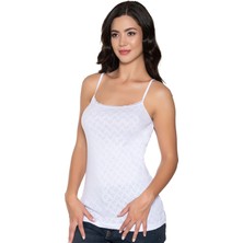 Gümüş 3080 6'lı Kadın Jakarlı Ip Askı Atlet