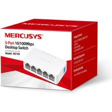 TP-Link Tp-Lınk Mercusys MS105 5 Port 10/100 Plastik Kasa Swıtch