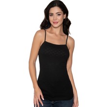 Gümüş 3080 12'li Kadın Jakarlı Ip Askı Atlet