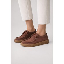 Melinta Shoes Melinta Süet Kauçuk Taban Kadın Loafer Günlük Ayakkabı