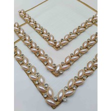 Zeynep Ela Kahve Yanı Kokteyl Sunum Peçete 3 Adet Gold