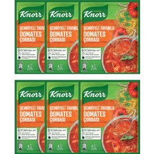 Knorr Şehriyeli Tavuklu Domates Çorbası 67 gr x 6 Adet