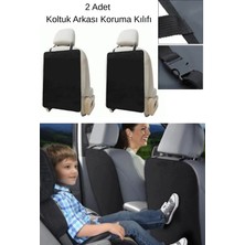 Tonkut Oto Koltuk Arkası Koruyucu Kılıf 2li Araba Koltuk Arkası Ayak Izi Leke ve Kirlenme Önleyici Kılıf