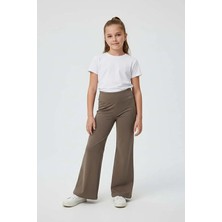 Zubi Baby & Kids Wear Kız Çocuk Dökümlü Bol Paça Tayt Pantolon (12-15 Yaş)