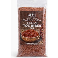 1500 gr Acı Kırmızı Pul Toz Biber Marbey Gıda