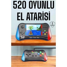 Aesco Retro 500 Oyunlu Nostaljik Oyunlu El Atari Gamebox Oyun Konsolu Çift Destekli