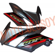 Moto Ulusoy Honda Cbf 150 Depo Yan Grenajı Takım Gri