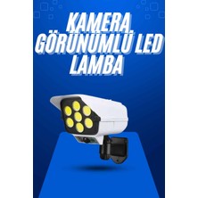 Lims Store Solar Bahçe Aydınlatması Hareket Sensörlü Uzaktan Kumandalı Kamera Görünümlü