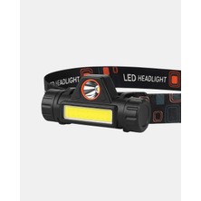 Lims Store Şarjlı LED Kafa Feneri – Çift Fonksiyonlu, 200LM Işık Gücü, IP44 Suya Dayanıklı