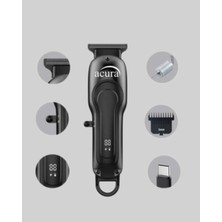 Lims Store Profesyonel Tıraş Makinesi LCD Ekranlı Turbo Mod ve Güçlü Motor