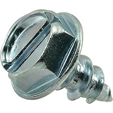 Starseven Hard-To-Find Fastener Vox Kilit 014973265670 25,4 cm x 3/8 Inç Düz Hex Çamaşır Makinesi Metal Vida,