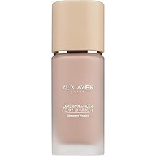 Starseven Alix Avien Kırışıklık Karşıtı Nemlendirici SPF30 Parlak Bitişli Fondöten Care Enhancer 820 Burnt Al