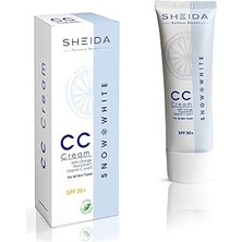 Starseven Sheida Snow White Açıcı cc Krem Spf 30+ 50 ml