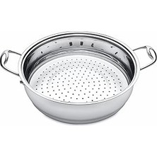 Starseven Berghoff Zeno 18/10 Paslanmaz Çelik Buharda Pişirici Süzgeç 28 cm