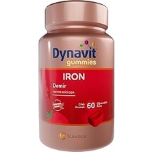 Starseven Dynavit Gummies Iron 60 Çiğnenebilir Form - Aile Boyu Kullanım – Demir -